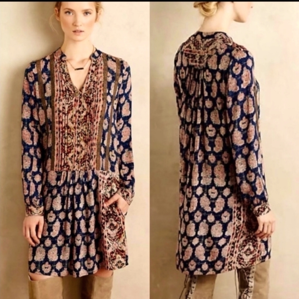 DROP-WAIST Tiny Anthropologie Dress